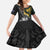 New Zealand and South Africa Rugby Personalised Family Matching Summer Maxi Dress and Hawaiian Shirt Maori Kiwi With Springboks
