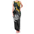 New Zealand and South Africa Rugby Personalised Family Matching Tank Maxi Dress and Hawaiian Shirt Maori Kiwi With Springboks