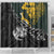 New Zealand and South Africa Rugby Shower Curtain Maori Kiwi With Springboks