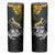 New Zealand and South Africa Rugby Personalised Skinny Tumbler Maori Kiwi With Springboks
