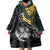 New Zealand and South Africa Rugby Personalised Wearable Blanket Hoodie Maori Kiwi With Springboks