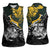 New Zealand and South Africa Rugby Personalised Women Sleeveless Polo Shirt Maori Kiwi With Springboks