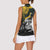 New Zealand and South Africa Rugby Personalised Women Sleeveless Polo Shirt Maori Kiwi With Springboks