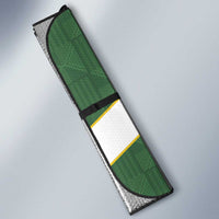 African Union Day Auto Sun Shade Emblem With Kente Pattern - Wonder Print Shop
