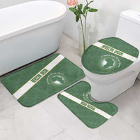 African Union Day Bathroom Set Emblem With Kente Pattern - Wonder Print Shop