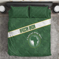 African Union Day Bedding Set Emblem With Kente Pattern - Wonder Print Shop