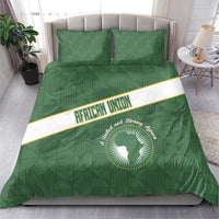 African Union Day Bedding Set Emblem With Kente Pattern - Wonder Print Shop