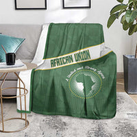 African Union Day Blanket Emblem With Kente Pattern - Wonder Print Shop