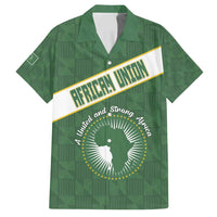 Personalized African Union Day Family Matching Off Shoulder Maxi Dress and Hawaiian Shirt Emblem With Kente Pattern - Wonder Print Shop