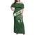 Personalized African Union Day Family Matching Off Shoulder Maxi Dress and Hawaiian Shirt Emblem With Kente Pattern - Wonder Print Shop