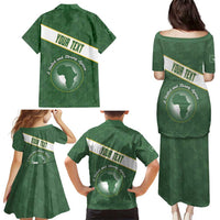 Personalized African Union Day Family Matching Puletasi and Hawaiian Shirt Emblem With Kente Pattern - Wonder Print Shop