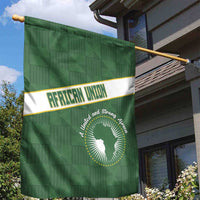 African Union Day Garden Flag Emblem With Kente Pattern - Wonder Print Shop