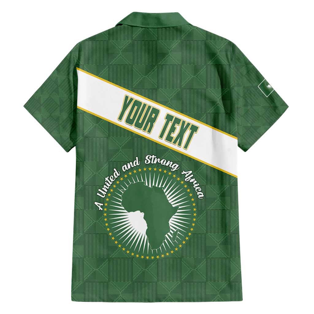 Personalized African Union Day Hawaiian Shirt Emblem With Kente Pattern - Wonder Print Shop