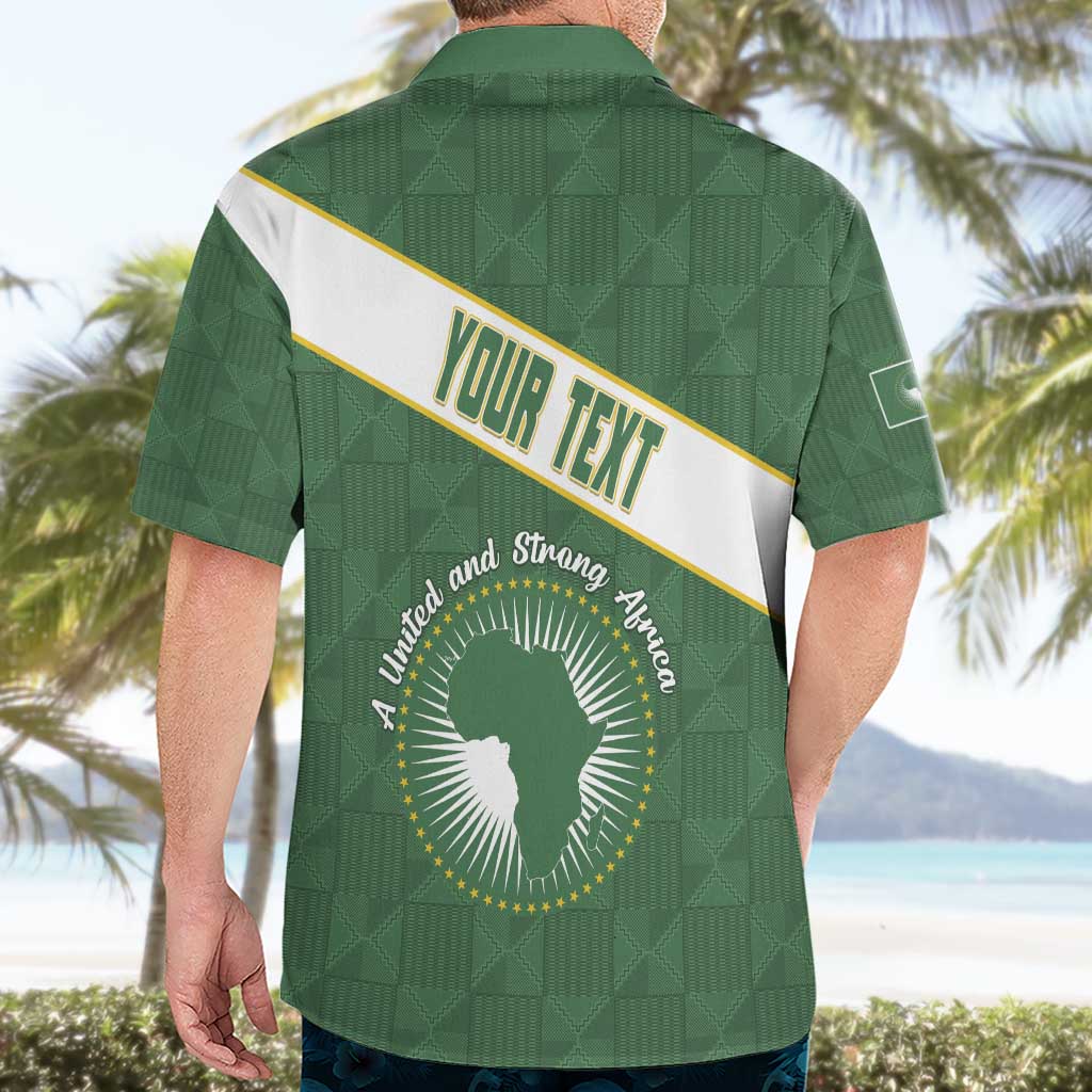 Personalized African Union Day Hawaiian Shirt Emblem With Kente Pattern - Wonder Print Shop
