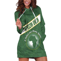 Personalized African Union Day Hoodie Dress Emblem With Kente Pattern - Wonder Print Shop
