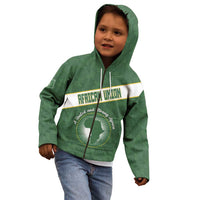 Personalized African Union Day Kid Hoodie Emblem With Kente Pattern - Wonder Print Shop