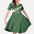 Personalized African Union Day Kid Short Sleeve Dress Emblem With Kente Pattern - Wonder Print Shop
