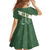 Personalized African Union Day Kid Short Sleeve Dress Emblem With Kente Pattern - Wonder Print Shop