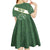 Personalized African Union Day Kid Short Sleeve Dress Emblem With Kente Pattern - Wonder Print Shop
