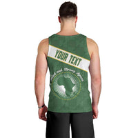 Personalized African Union Day Men Tank Top Emblem With Kente Pattern - Wonder Print Shop
