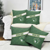 African Union Day Pillow Cover Emblem With Kente Pattern - Wonder Print Shop
