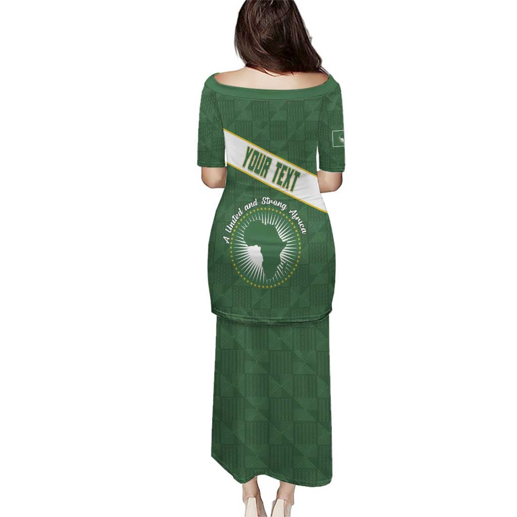 Personalized African Union Day Puletasi Emblem With Kente Pattern - Wonder Print Shop