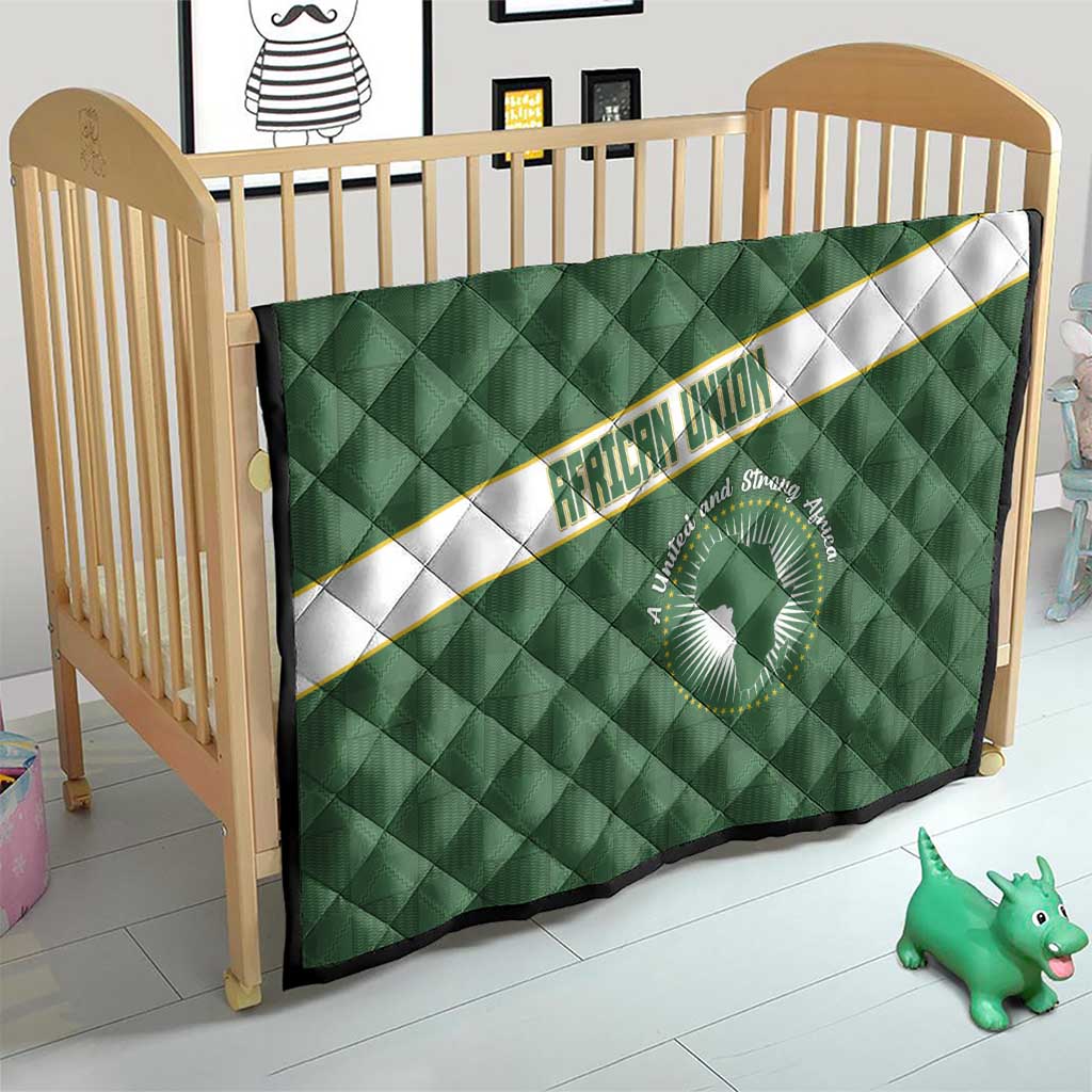 African Union Day Quilt Emblem With Kente Pattern - Wonder Print Shop