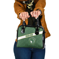 African Union Day Shoulder Handbag Emblem With Kente Pattern - Wonder Print Shop