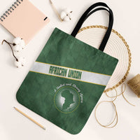 African Union Day Tote Bag Emblem With Kente Pattern - Wonder Print Shop