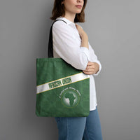 African Union Day Tote Bag Emblem With Kente Pattern - Wonder Print Shop