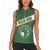 Personalized African Union Day Women Sleeveless Polo Shirt Emblem With Kente Pattern - Wonder Print Shop