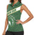 Personalized African Union Day Women Sleeveless Polo Shirt Emblem With Kente Pattern - Wonder Print Shop
