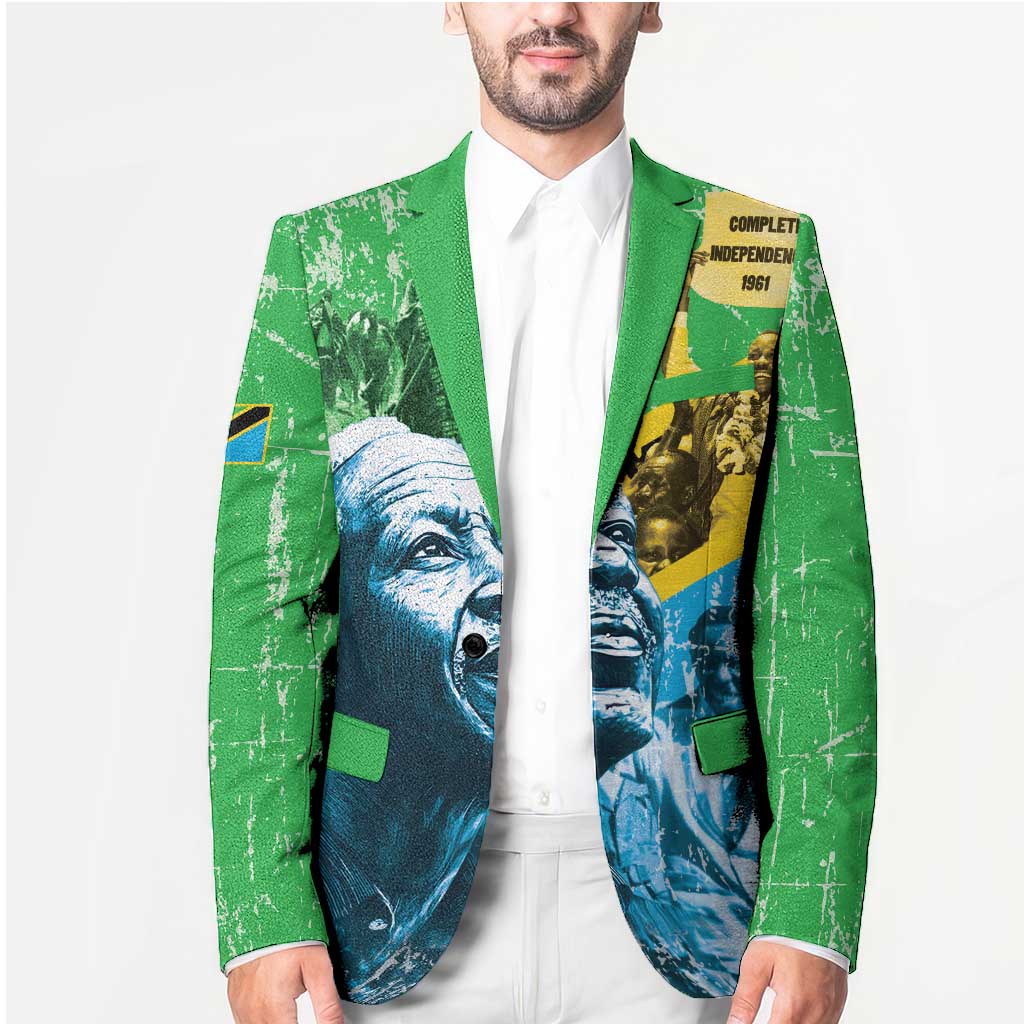 Happy Tanzania Nyerere Day Blazer One Nation - One People - Wonder Print Shop