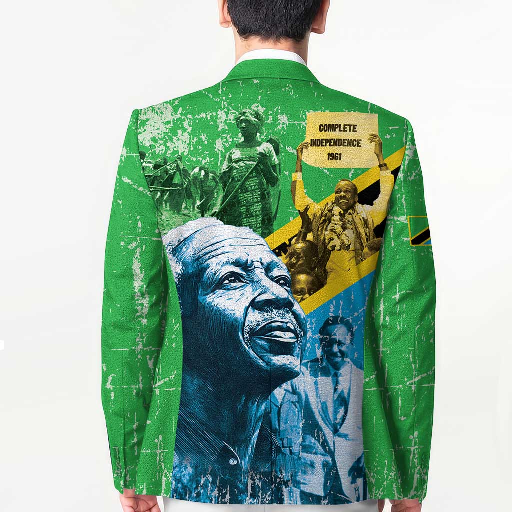 Happy Tanzania Nyerere Day Blazer One Nation - One People - Wonder Print Shop