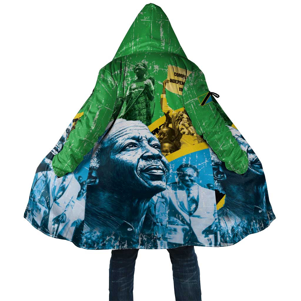 Happy Tanzania Nyerere Day Cloak One Nation - One People - Wonder Print Shop