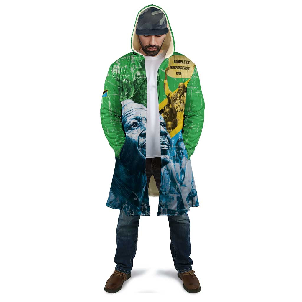 Happy Tanzania Nyerere Day Cloak One Nation - One People - Wonder Print Shop