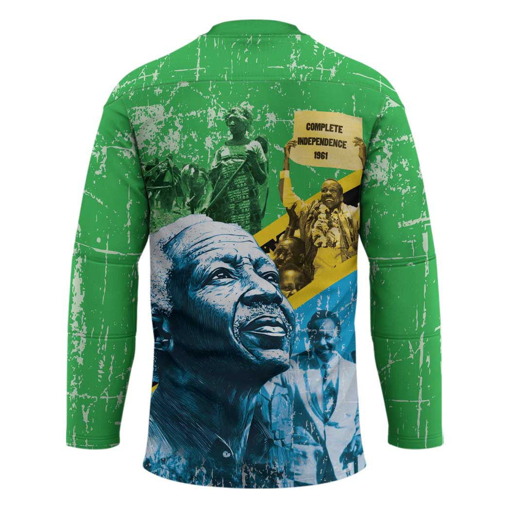 Happy Tanzania Nyerere Day Hockey Jersey One Nation - One People - Wonder Print Shop