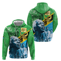 Happy Tanzania Nyerere Day Hoodie One Nation - One People - Wonder Print Shop