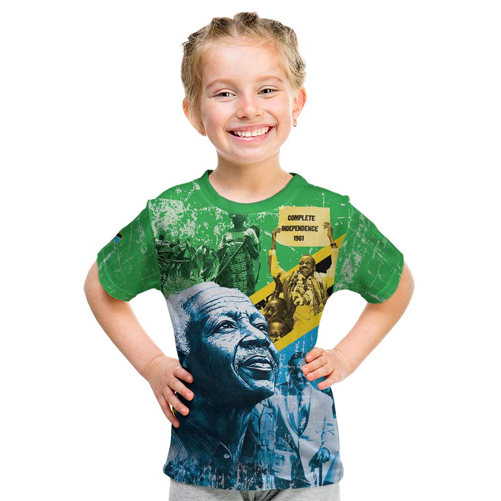 Happy Tanzania Nyerere Day Kid T Shirt One Nation - One People - Wonder Print Shop
