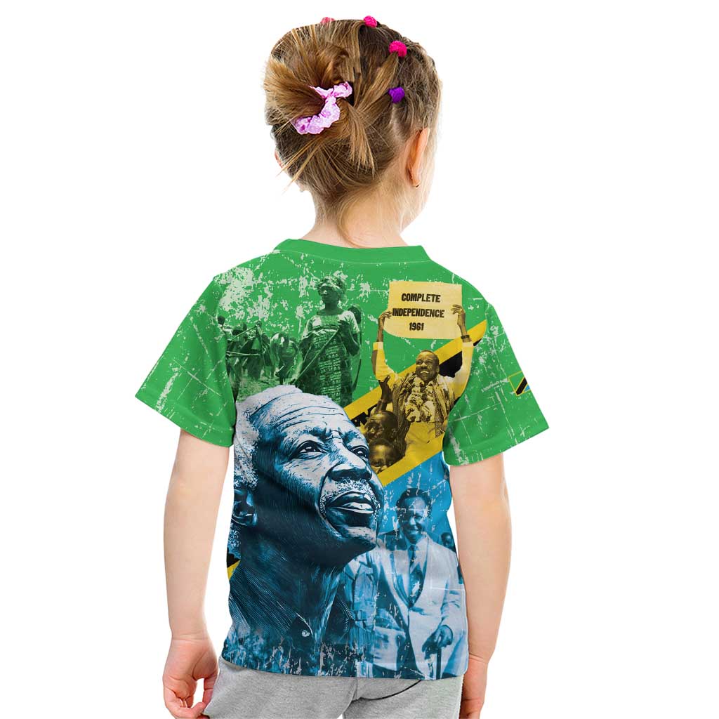 Happy Tanzania Nyerere Day Kid T Shirt One Nation - One People - Wonder Print Shop