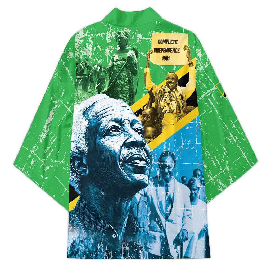 Happy Tanzania Nyerere Day Kimono One Nation - One People - Wonder Print Shop
