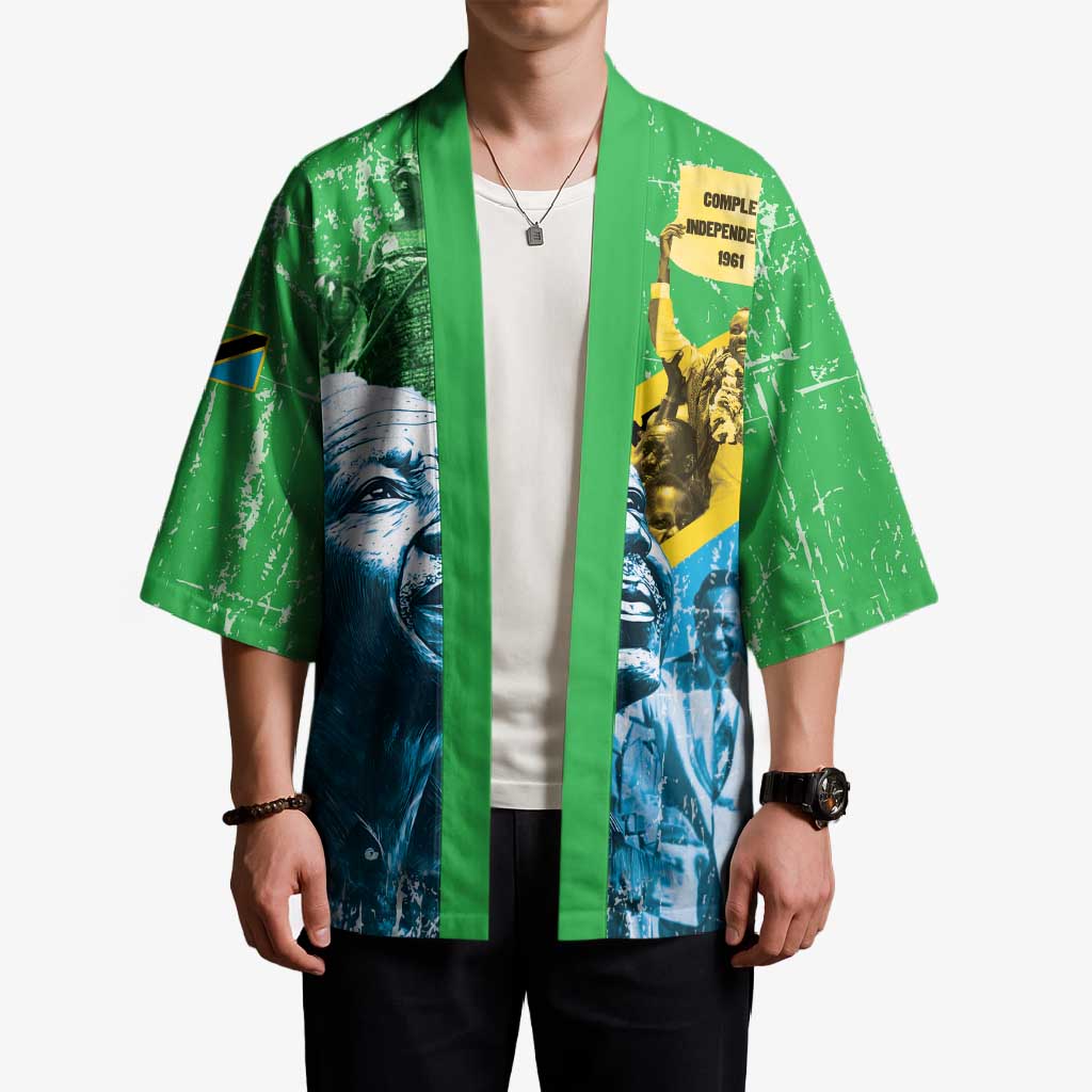 Happy Tanzania Nyerere Day Kimono One Nation - One People - Wonder Print Shop