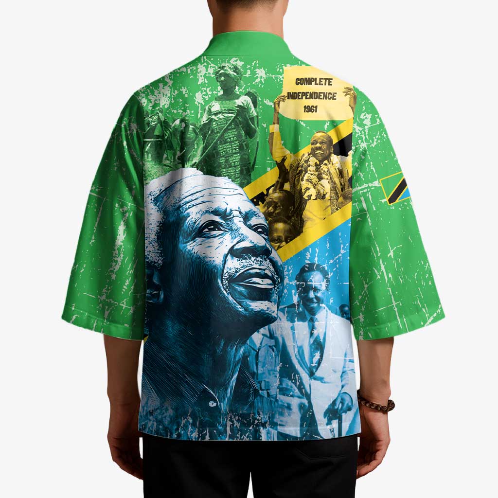 Happy Tanzania Nyerere Day Kimono One Nation - One People - Wonder Print Shop