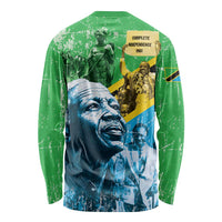 Happy Tanzania Nyerere Day Long Sleeve Shirt One Nation - One People - Wonder Print Shop