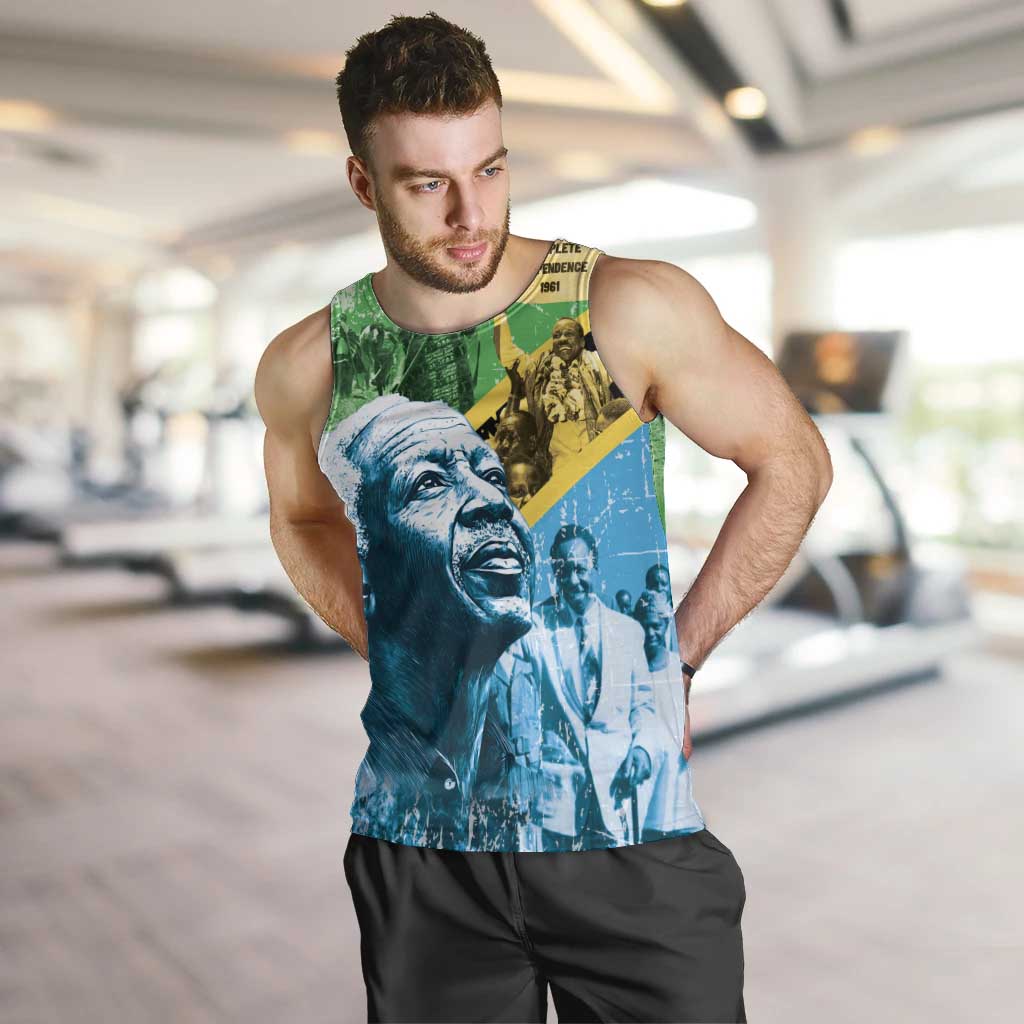 Happy Tanzania Nyerere Day Men Tank Top One Nation - One People - Wonder Print Shop