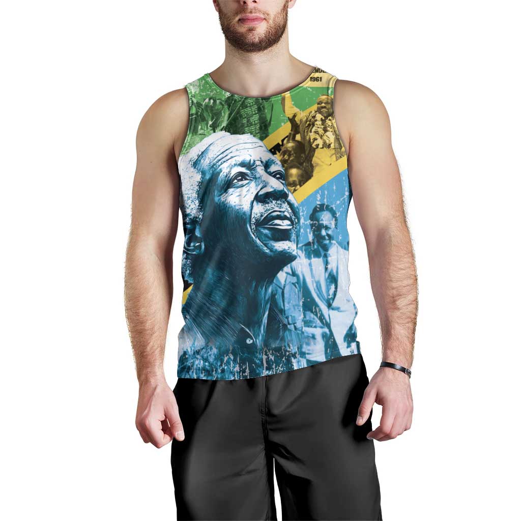Happy Tanzania Nyerere Day Men Tank Top One Nation - One People - Wonder Print Shop