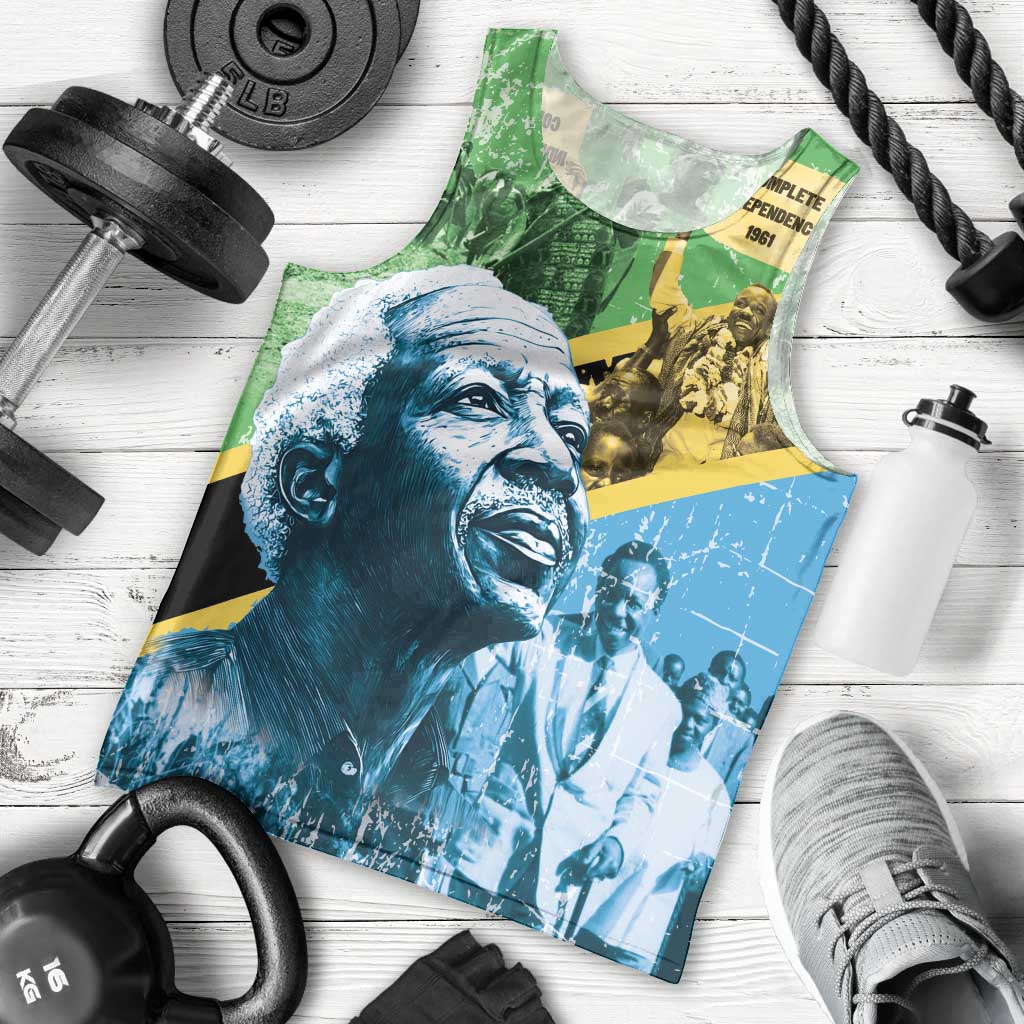 Happy Tanzania Nyerere Day Men Tank Top One Nation - One People - Wonder Print Shop