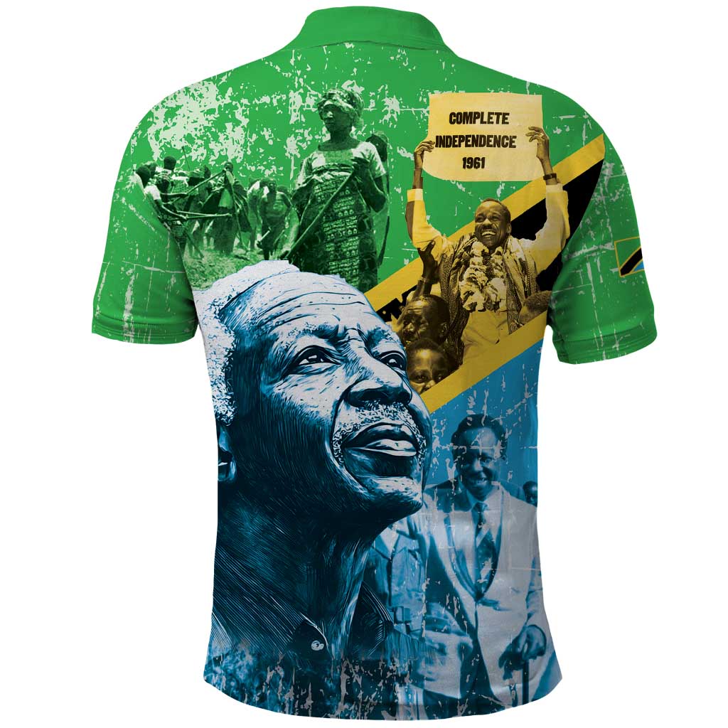 Happy Tanzania Nyerere Day Polo Shirt One Nation - One People - Wonder Print Shop