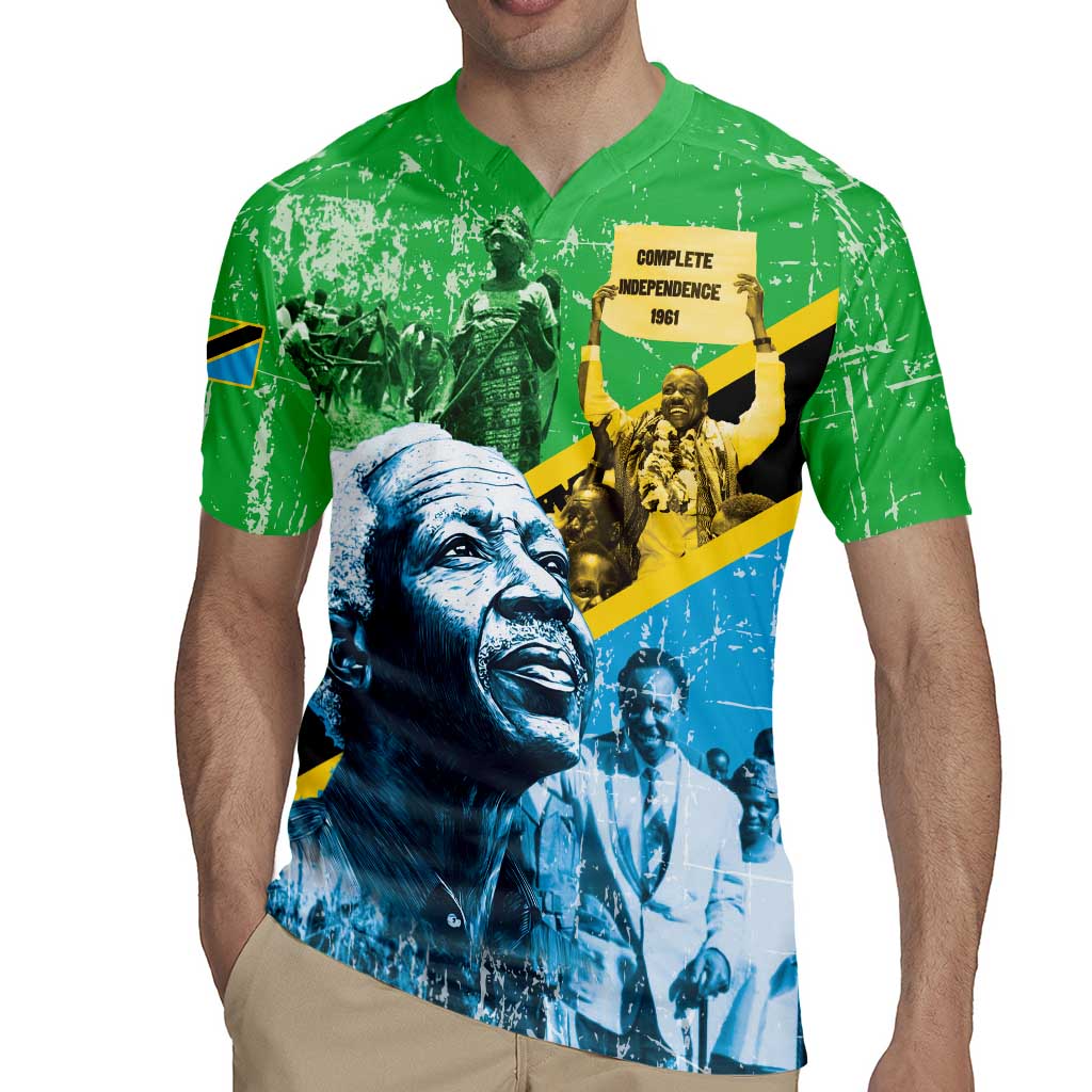 Happy Tanzania Nyerere Day Rugby Jersey One Nation - One People - Wonder Print Shop