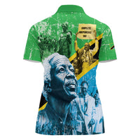 Happy Tanzania Nyerere Day Women Polo Shirt One Nation - One People - Wonder Print Shop